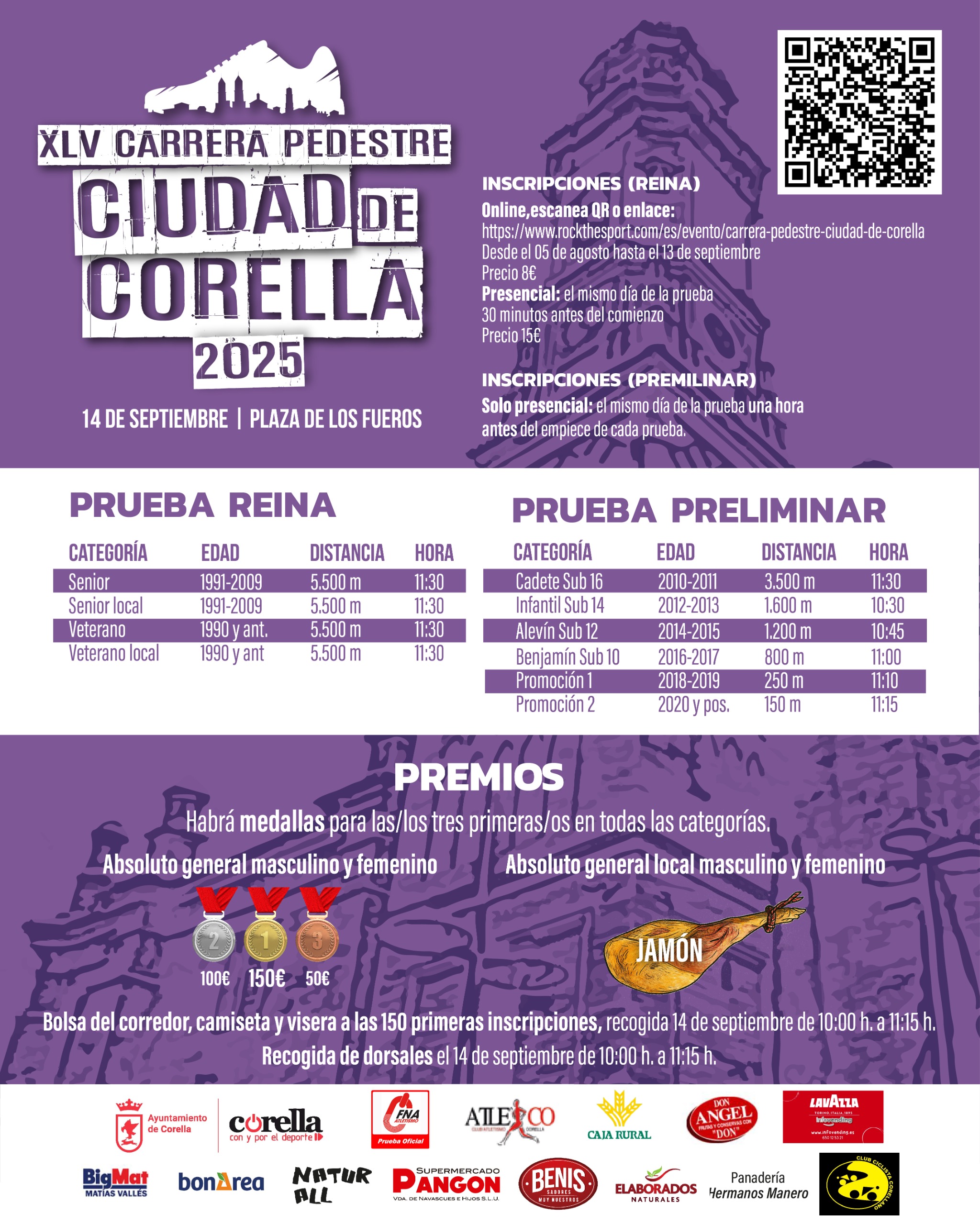 XVL Carrera Pedestre &quot;Ciudad de Corella&quot; 2025